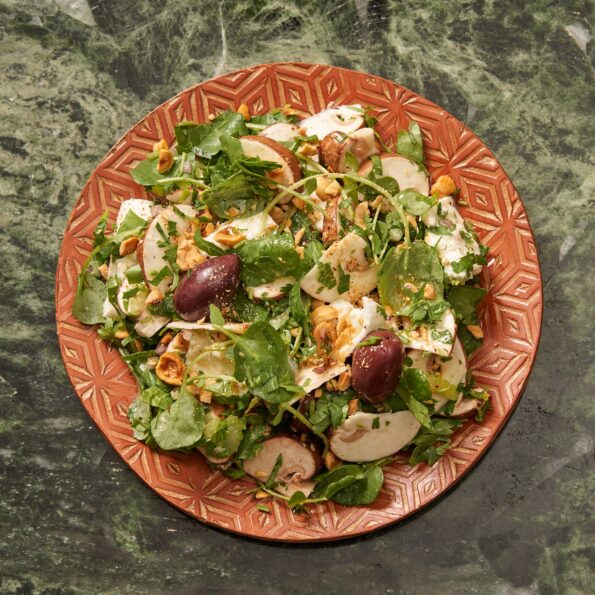 champignons salade