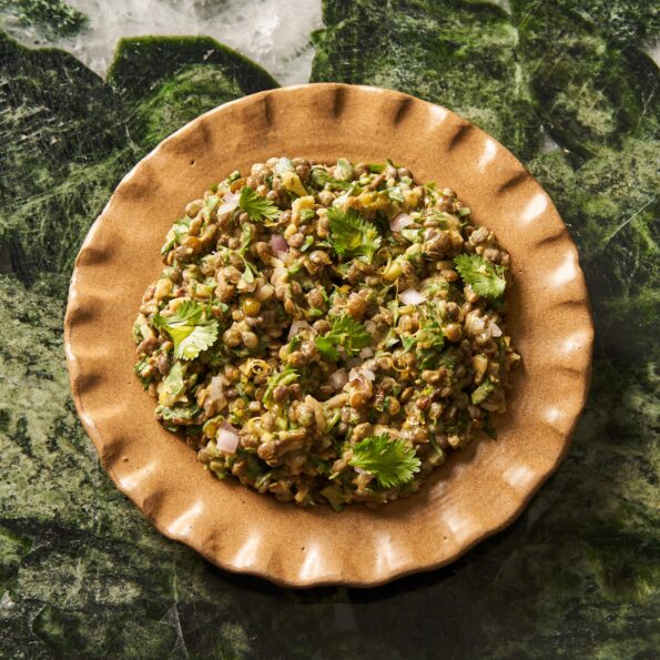 lentilles salade